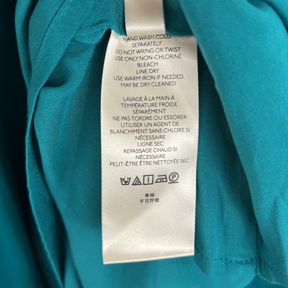 Anthropologie Teal Maxi Skirt in Standard Medium - Picture 9 of 10